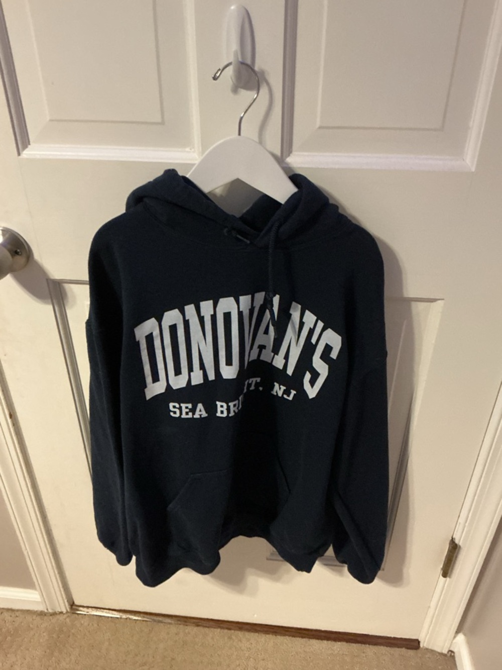 Gildan Navy Blue Donovan's Sea Bright Hoodie